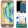 SRJTEK Kit di montaggio per schermo LCD di ricambio per Samsung Galaxy J5 2017 J530 J530F J530S J530K J530L J530FM J530Y J530YM LCD Screen Digitizer Glass Assembly Kit, pellicola temperata, colla e strumenti