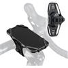 ROCKBROS Porta Cellulare Bici, Supporto Telefono Moto in Silicone, 4-7 Smartphone，Compatibilità Universale con iPhone 16 Pro Max Mini Galaxy S25 Ultra, per MTB, Scooter, E-bike