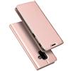 Verco Galaxy J6 Plus Cover, Custodia a Libro Pelle PU per Samsung Galaxy J6+ Case Booklet Protettiva [magnetica integrata], Rosa