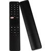Toaluea XMRM-19 Telecomando Vocale per Xiaomi MI P1 Q1 Series, Bluetooth Vocale Telecomando Sostituzione per Xiaomi MI L32M6-6AEU L50M6-6AEU L55M6-6ESG L75M6-ESG Smart TV con Tasti di scelta rapida