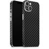 TF Skins Compatibile con iPhone 15, pellicola protettiva skin con protezione a 360°, super sottile e resistente (carbonio nero)
