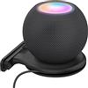 AHASTYLE Supporto per Montaggio a Parete a Muro per HomePod mini - HomePod mini Accessori con Gestione dei Cavi per Altoparlanti Smart Home Salvaspazio per Cucina Bagno e Camera da Letto (Nero)