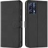 Verco custodia per Realme 9 5G, Realme 9 Pro 5G Case per Realme 9 5G / Realme 9 Pro 5G Cover PU Pelle Portafoglio Protettiva, Nero