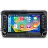 prideoy Autoradio for VW Golf 5 Golf 6 Skoda Polo Touran Passat Tiguan, display da 7 pollici Bluetooth DSP FM USB RDS SWC Mirror Link per iOS/Android+Canbus
