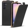 Verco Flip Cover per Samsung Galaxy A25 5G Case, Flip Style Custodia per Samsung A25 5G Custodia Flip Cover Custodia verticale Flip Cover Nero