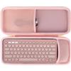 Peyyargo Duro Custodia Protettiva Compatibile con Logitech Pebble 2 Combo, Pebble Keys 2 K380s Tastiera e Pebble M350S Mouse (Rosa)