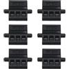 LT Easiyl 6 Pezzi Di Blocco Batteria Compatibile Con Baofeng UV-5R UV-5RA UV-5RE BF-F8HP Nero