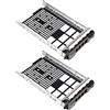 Heretom Set di 2 Hard Drive Tray Caddy 3,5 Pollici F238F 0F238F Vassoio per Dell PowerEdge T710 R710 R410 R510 T410 T310 T610 R310 T620 R720 R820 R530 T430 MD3400 and more - Hot Swap staffa