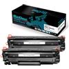 BeOne 2x Compatibile con 35A CB435A Cartuccia Toner Compatibile per Stampante HP LaserJet P1005 P1006 P1007 P1008 P1009 (2 Nero)