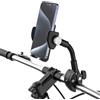 Kolasels Supporto Telefono a Collo di Cigno per Cyclette, Supporto Telefono Bicicletta, Universale Manubrio Supporto Cellulare per Microfono per iPhone 15 14 13 Pro Max, Galaxy S/Z, Phones 4-7