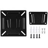 Zerone Staffa di Supporto per Montaggio a Parete per TV LED Monitor LCD da 12-24 Pollici, Caricamento Massimo 10 kg, VESA 75/100