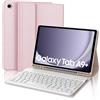 JADEMALL Custodia Tastiera per Samsung Tab A9 Plus 11 2023, Italiana QWERTY Tastiera Bluetooth Magnetica Staccabile con Portapenne per Samsung Tab A9+ Plus 11 2023 SM-X210/X216/X218, Rosa