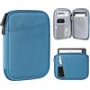 TiMOVO 6-7 Pollici Custodia per Tablet, Paperwhite/Colorsoft Signature Edition, Custodia Protettiva con Tasca per E-Reader/Oasis e Dispositivi Kobo, Blu Pavone