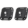 JJC 2 piastre sgancio rapido con vite da 1/4, piastra a sgancio rapido in metallo per fotocamera compatibile con Peak Design Capture Camera Clip V3, installare teste treppiede tipo Arca