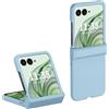 QINOUK Cover per Motorola Razr 50 Ultra, Antiurto PC Ultrasottile, Protettiva Antigraffio - Blu Cielo