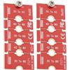 EMSea 2PCS M2 M.2 NGFF NVME Lunghezza del Case del Computer Estendere l'adattatore 2230 2242 2260 2280 Adattatore Rack per PC Case del Computer Rosso con Vite