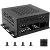 Geekworm X1500-C1 X1500-C2 - Custodia in metallo per Raspberry Pi CM5 e X1500/X1501 IO Carrier Board