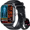 idomars Orologio Smartwatch Uomo con Cardiofrequenzimetro Salute: 2.0 Fitness Intelligente con Orologi Chiamate Bluetooth ECG Pressione Sanguigna Sonno SpO2 Impermeabile IP68 Watch Compatibile Android e iOS