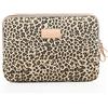 BSLVWG 10-15 Pollici Forest Series Pattern Tela Impermeabile Porta Computer Portatile 13,3 Pollici Compatibile con MacBook Air Sleeve per MacBook Pro 13 (13 pollici, Leopardo Giallo)