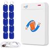 FTes RFKits Lettore di schede RFID, registratore, fotocopiatrice, duplicatore, funziona su Windows, supporto per la decodifica della scheda IC, chip NFC, braccialetto RFID, software Plug and Play