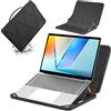 Smatree MS63 Custodia protettiva rigida in EVA con stand compatibile per 14 pollici ASUS Vivobook Flip-14, per ExpertBook B5 Flip,Zenbook Duo 14/Chromebook Flip CX3,L410/ROG Zephyrus G14