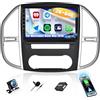 CAMECHO 2+64G 10 Pollici Autoradio per Mercedes Benz Vito 3 W447 (2014-2020) con Telecamera Posteriore, Android 13 Senza Fili Carplay Android Auto Bluetooth Radio HD Touchscreen con WIFI FM/RDS GPS