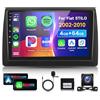 VECHTEL 4G 64G VECHTEL 9Autoradio Bluetooth per Fiat STILO 2002-2010 Carplay Android Auto,DSP EQ,1280 * 720,Wifi GPS Navi,Mirror link,RDS/FM Radio 2 din con Retrocamera AHD