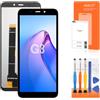 AGCUT Display LCD per Oukitel G3 Display LCD per Oukitel G3 Schermo di Ricambio Touch Screen Digitizer Touchscreen Montaggio Completo con Kit Riparazione, Nero