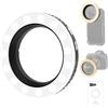 NEEWER BASICS Ring Light Filettato 67mm per Supporti/Custodie/Obiettivi per Telefono da 67mm, Luce Selfie LED Bicolore Ricaricabile CRI95+ per TikTok Rirpese Video Vlog Streaming Macro Fotografia, M22