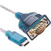 Green-utech Cavo adattatore da USB di tipo C a porta seriale DB9 RS-232 a 9 poli maschio, chipset FTDI, per Windows, Mac OS, Linux, lunghezza 1,5 m, da USB tipo C a DB9