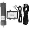 Eujgoov Mini Whip Active Antenna Plastica per Radiocomunicazione Elettronica - Portatile e Adatto a 9-15V - Antenna di Alta Qualità per Uso Professionale e Spaziale Design Durable