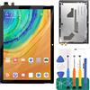 SRJTEK Per Microsoft Surface Pro 6 12.3 1807 Display LCD Sostituzione Touch Digitizer Repiar Kit per Microsoft Surface Pro 6 (nero, senza cornice)