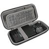 co2CREA - Custodia da viaggio rigida per WD My Passport 1TB 2TB 3TB 4TB portatile Hard Drive (Black-L),La dimensione interna è 20 * 8.5 * 2 + 1.5CM, la dimensione esterna è 22 * 10.5 * 4.5CM