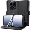 Hianjoo Cover Compatibile per Xiaomi Redmi Note 15 6.77'', Protettiva Portafoglio PU Pelle Libro Flip con Slot per Tessere e Supporto Pieghevole Custodia Compatibile per Redmi Note 15 6.77'' - Nero