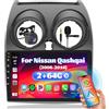 Inefala 2+64GB Android 15 Autoradio per Nissan Qashqai 2006-2016 Stereo 9 Pollici Schermo Touchscreen con Wireless Carplay Android Auto con Bluetooth, GPS, SWC, Retrocamera AHD