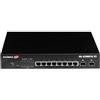 Edimax GS-5208PLG V2 - Switch Web Smart 10 porte Gigabit PoE+ a lungo raggio dotato di 2 porte SFP