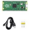 Ingcool Pre-Saldato Raspberry Pi Pico Scheda, Basato su Raspberry Pi RP2040 Chip, Processore ARM Cortex M0 + Dual-Core Fino a 133 MHz, Supporto C/C ++ / Python
