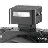 ZENIKO ZT08 F - Mini flash TTL per fotocamere Fuji da 47 g, ricarica USB-C, grandangolo da 28 mm, design retrò con display OLED, 740 flash completi, compatto e facile da viaggiare (nero)