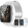 Betatree Smartwatch Donna Uomo con Chiamata e WhatsApp, 1,85 Orologio Automatico Digitale Fitness Contapassi, 120+ Modalità Sportivo Android iOS Smart Watch con Monitor Sonno/Frequenza Cardiaca