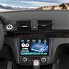 CAMECHO [Qualcomm 8-Core] Android 15 Autoradio per BMW Serie 1 E81 E82 E87 E88, 3+32G Navi Wireless Carplay DSP, 9 Stereo WiFi Android Auto FM/RDS Bluetooth 5.1 MirrorLink +Mic+Telecamera Posteriore