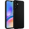 32ndShop 32nd Silicone Liquido Custodia Antiurto Slim Cover per Samsung Galaxy A05s Custodia Protettiva Compatta, Sottile e Resistente - Nero
