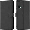 Verco custodia per OnePlus Nord CE 5G, Case per OnePlus Nord CE 5G Cover PU Pelle Portafoglio Protettiva, Nero