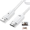 FENGYUN ELE HDMI Wireless, trasmettitore hdmi wireless HD/1080P Supporta Miracast/AirPlay, compatibile con iOS/Android/Windows/Mac, Plug & Play, mirroring dello schermo per TV/monitor/proiettore