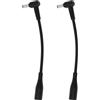 VGOL 2 Pezzi Cavo Adattatore Per Spina Di Alimentazione CC Da 7,4 Mm X 5,0 Mm Femmina A 5,5 Mm X 2,5 Mm Maschio