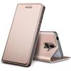 Verco Nokia 8.1 Cover, Custodia a Libro Pelle PU per Nokia 8.1 Case Booklet Protettiva [magnetica integrata], Rosa