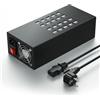 Skazeke Stazione di ricarica USB,Skazeke hub di ricarica da tavolo a 40porte 300 W/60 A, uscita di protezione multipla 5V/1.5A, ricarica per dispositivi Apple, smartphone, tavoli e altri dispositivi