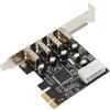 Annadue Scheda di Espansione PCI Express a USB 2.0, Hub Controller Interno 4 Porte, Adattatore per Desktop, Compatibile con Windows 10 8 7, Linux, OS X