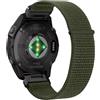 Niboow Cinturino in nylon QuickFit 22mm per Garmin Fenix 7 Pro Solar/Fenix 7/Garmin Epix 2 Pro 47mm, Cinturino in Nylon per Garmin Fenix 6 GPS/Fenix 6 Pro GPS/Fenix 5/Fenix 5 Plus/Garmin Descent G1