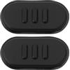 Briny River 2PCS Pulsante Interruttore A Chiave di Avvio PTT Nero Pulsante PTT Accessorio 28,5x14,8mm Compatibile con Motorola A10 A12 A10D CP110