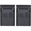 Andoer NP-F970 Batteria Piatto per Neewer Andoer Dual/Quattro Canali caricatore per Sony NP-F550 F750 F950 NP-FM50 FM500H QM71, 2 pezzi